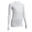 Dětské spodní fotbalové tričko Keepdry 500 s dlouhým rukávem bílé
