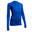 Sous-vêtement haut Keepdry 500 manches longues enfant football bleu indigo