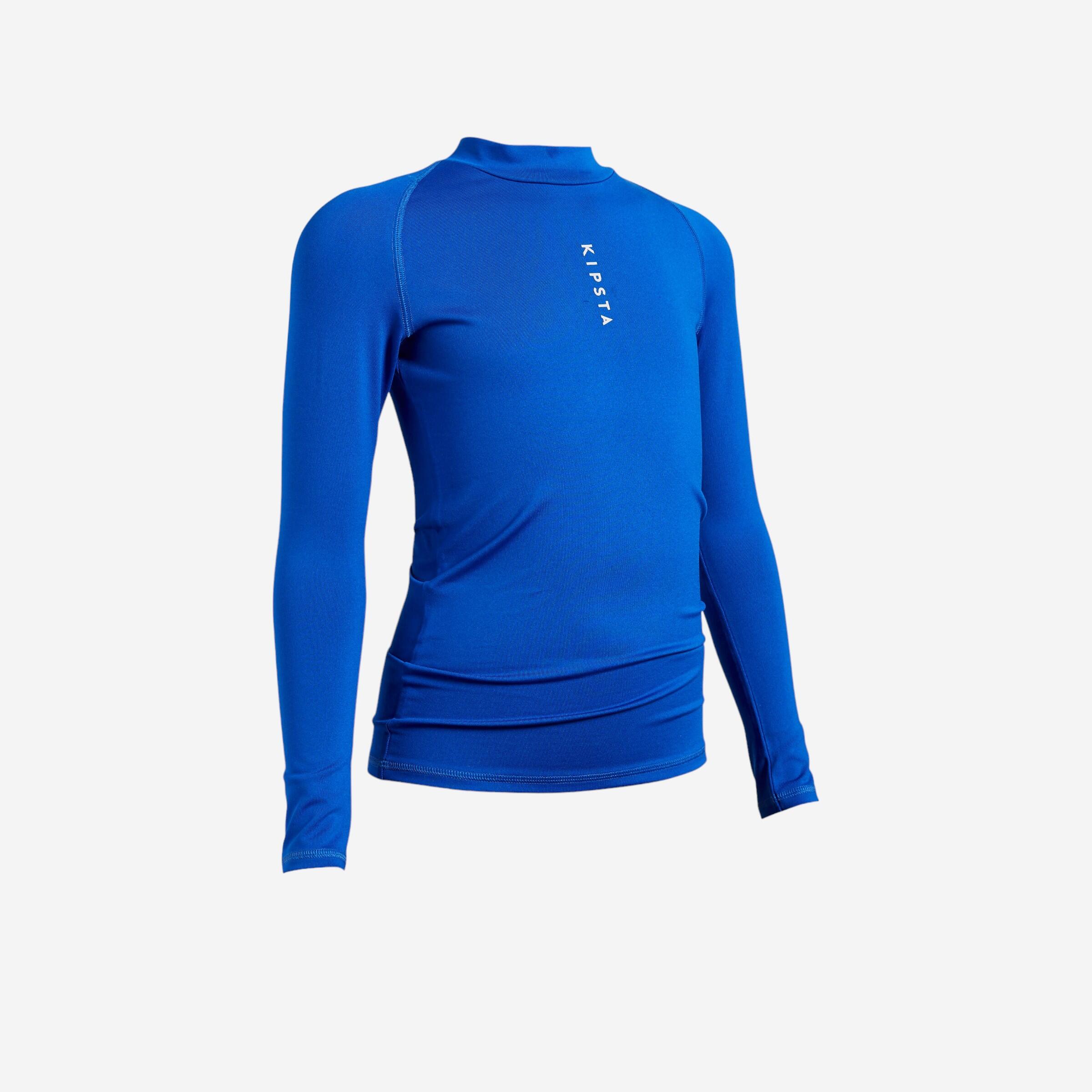 KIPSTA THERMOSHIRT MET LANGE MOUWEN VOOR KINDEREN KEEPCOMFORT 100 GRIJS Decathlon