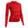 Dětské spodní fotbalové tričko Keepdry 500 s dlouhým rukávem červené