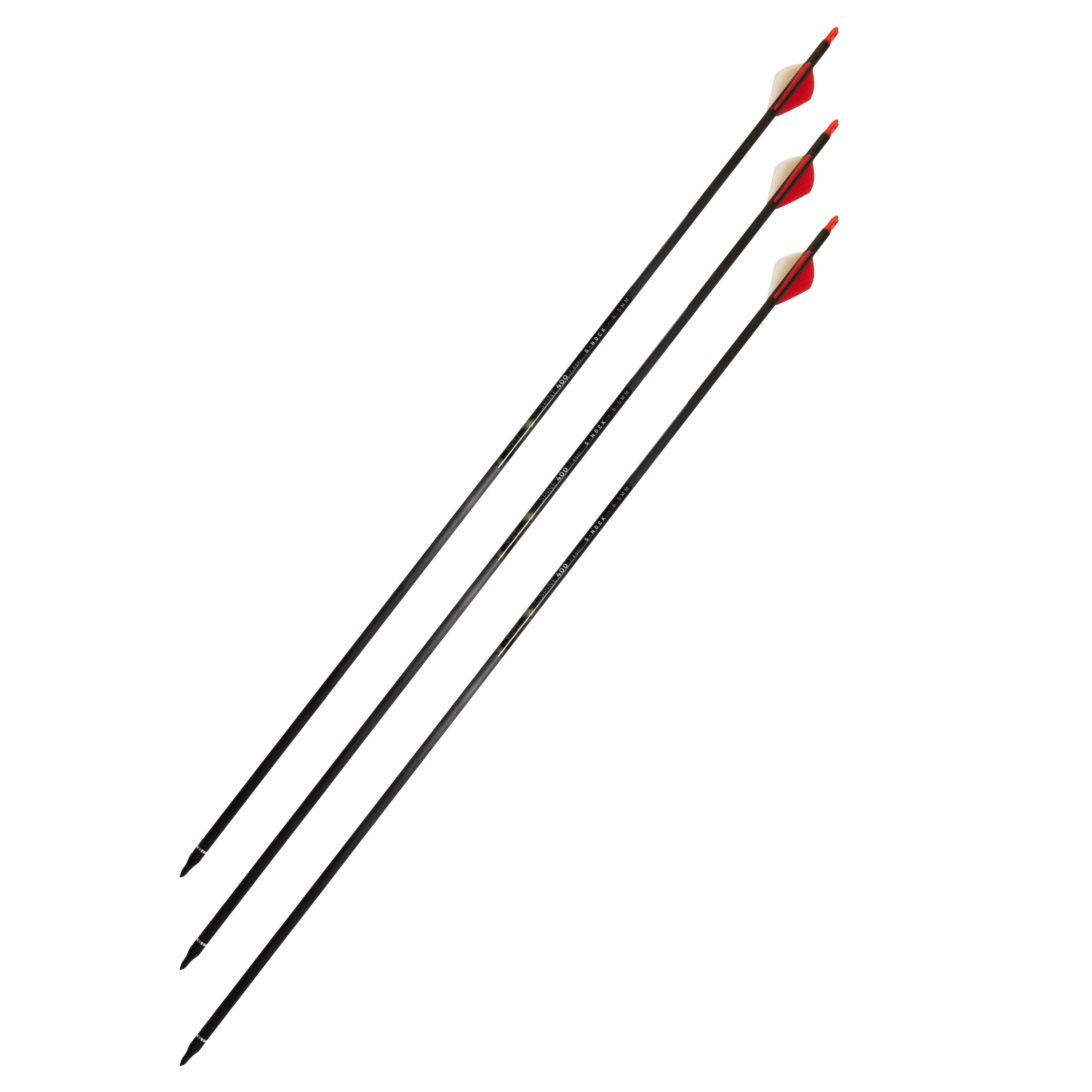SOLOGNAC Jagdpfeil Compoundbogen 28" Spine 400 3 Stück