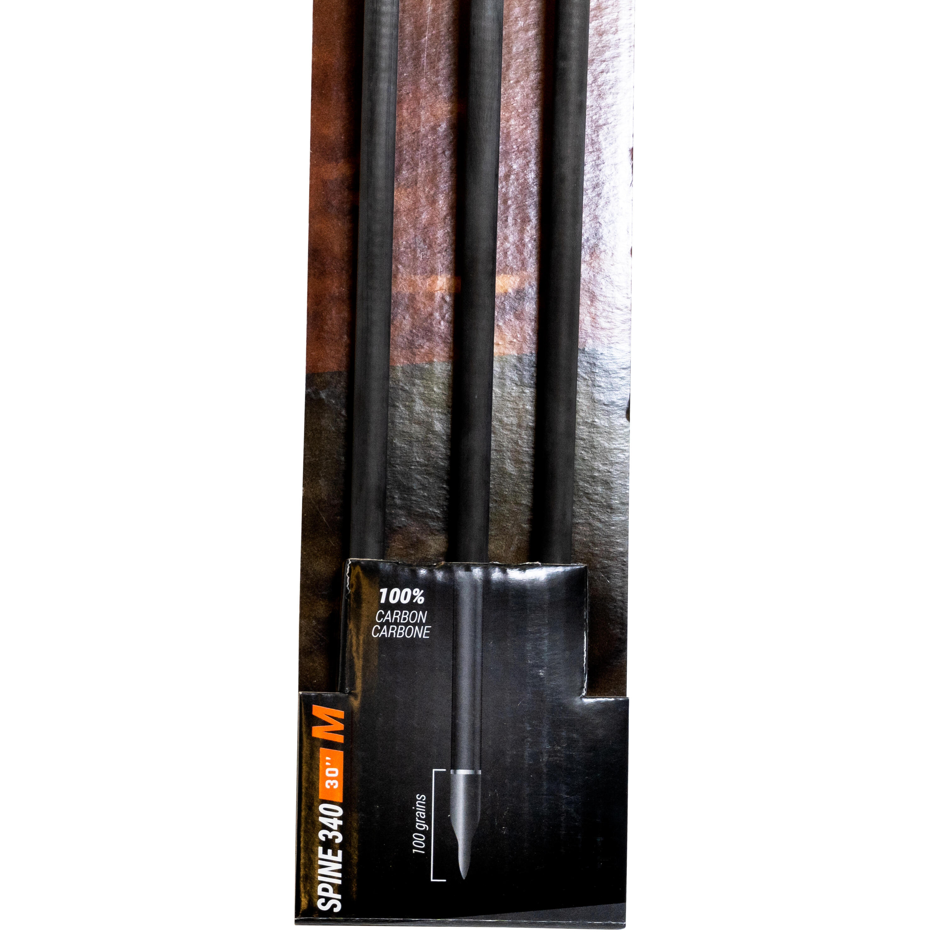 Vadászvessző csigás íjhoz, karbon, 30", 3 db, Spine 340 5/9