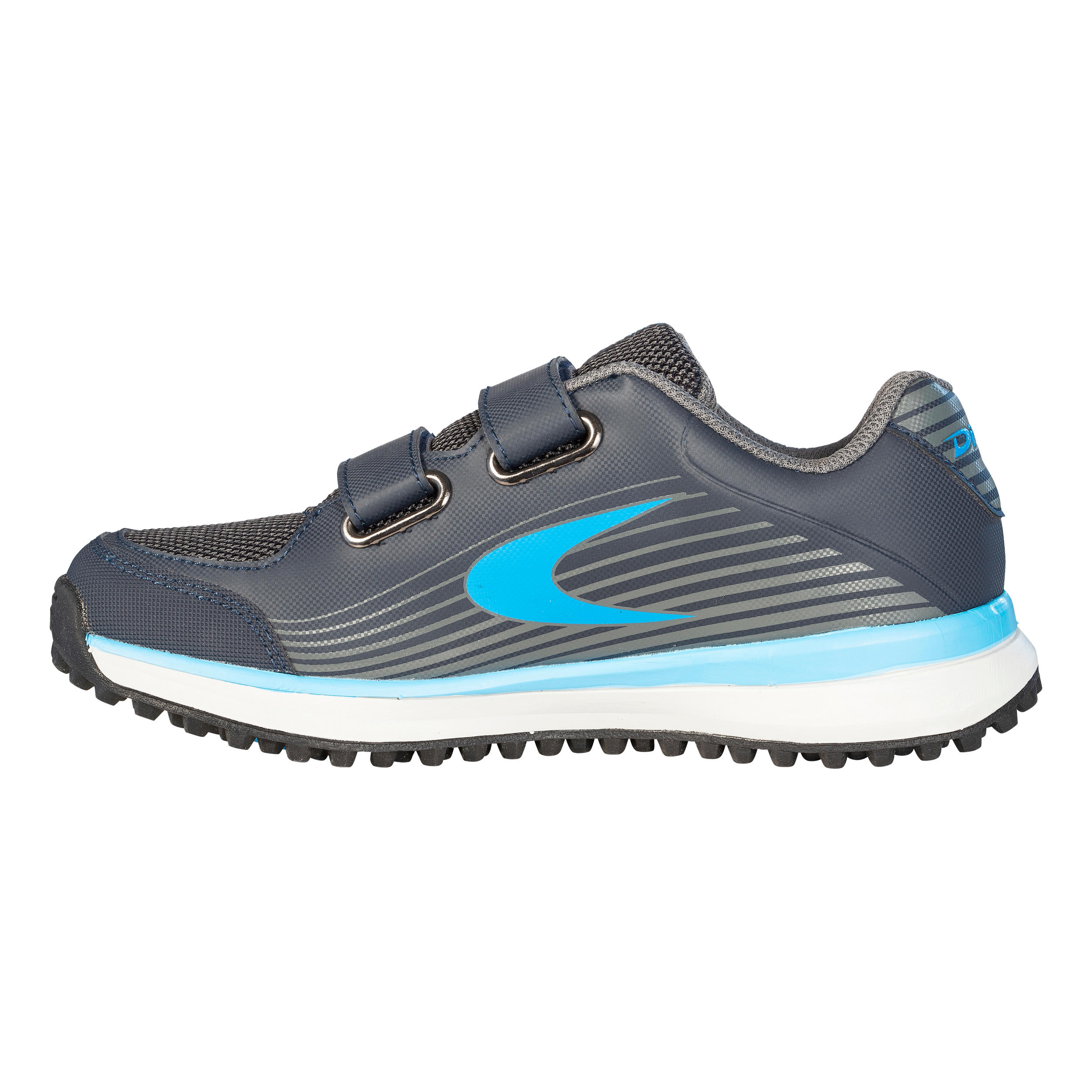 Kids' Low-Intensity Field Hockey Shoes Fix And Go - Blue/Grey 2/8