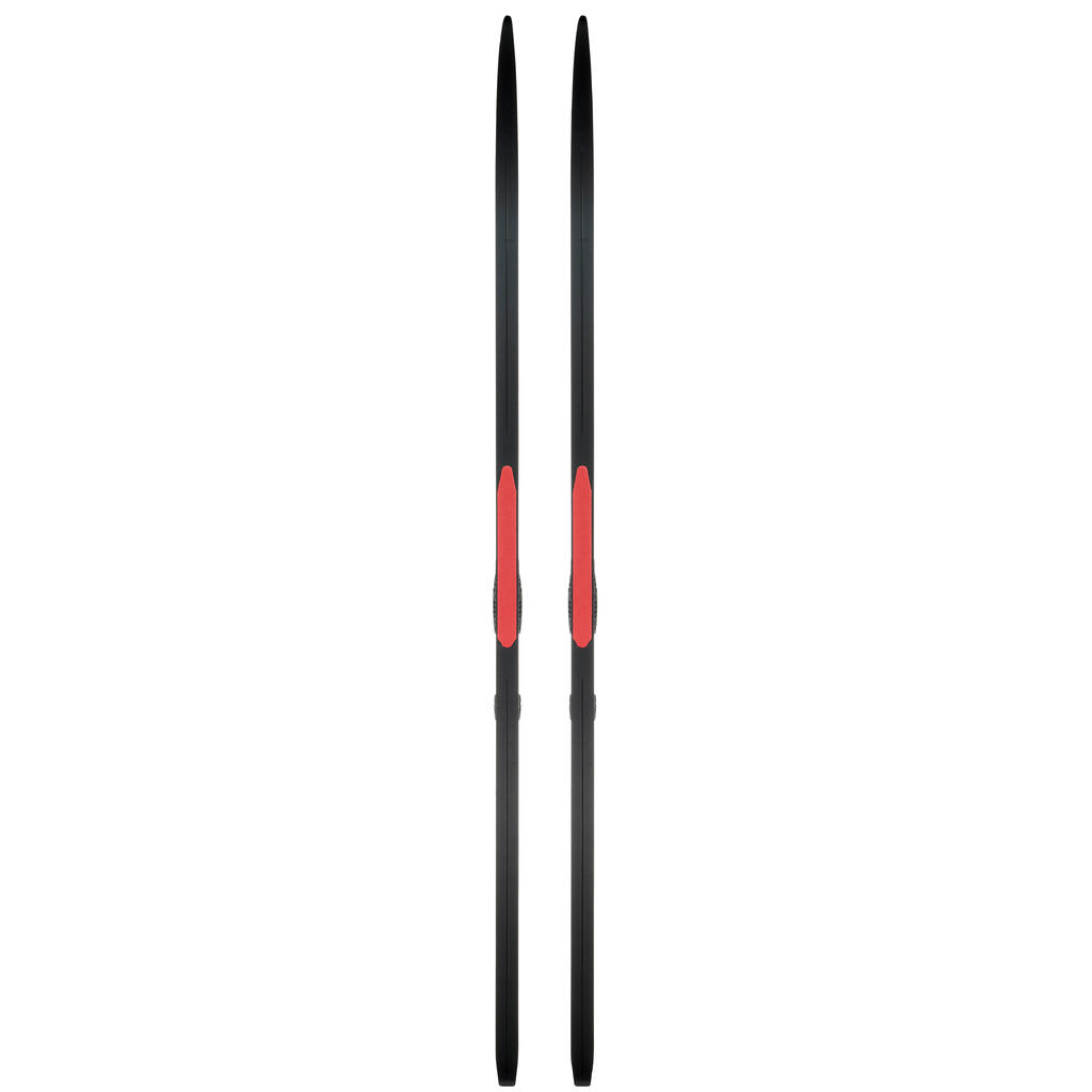 SKIJE ZA KROS-KANTRI SKIJANJE 900 SKIN MEDIUM CAMBER I VEZOVI ROTTEFELLA