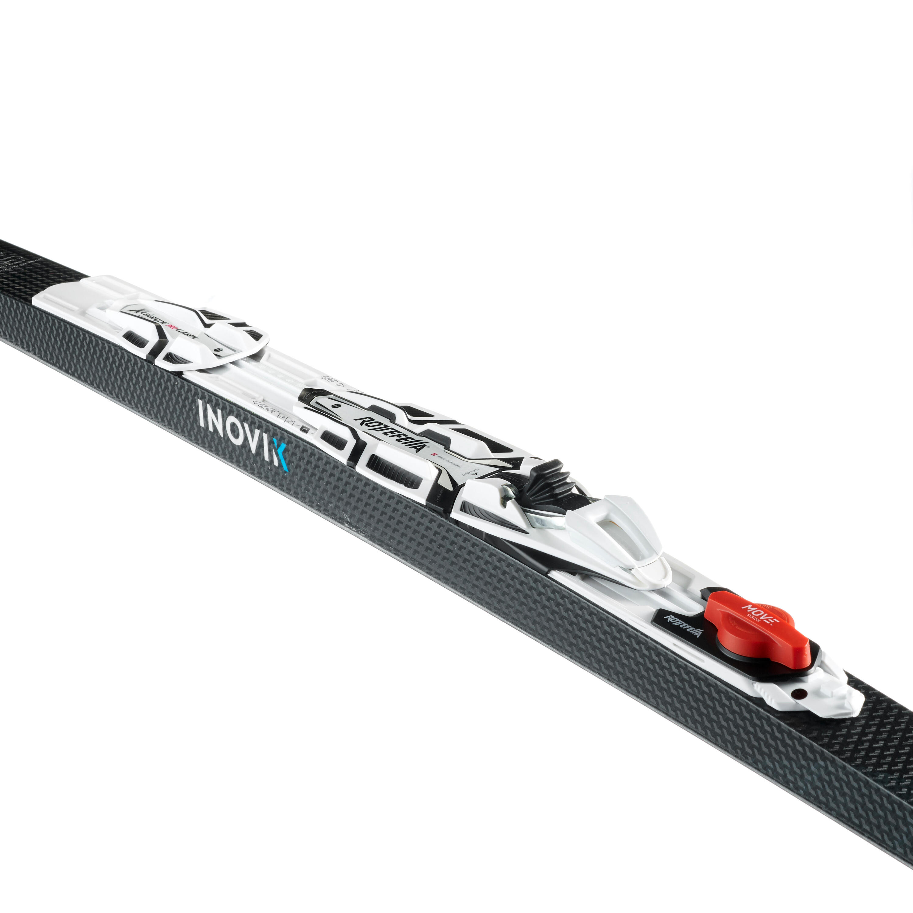 Adult Classic Cross-Country Waxable Ski 900 + Bindings Rottefella / HARD CAMBER 6/6