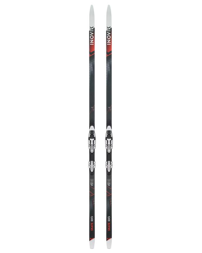 Langlaufskier Erwachsene mittlere Vorspannung Skating 550 + Bindung Rottefella Xcelerator