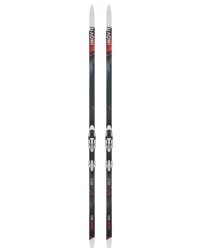 Adult cross country skis HARD camber skating 550 + Rottefella Xcelerator binding