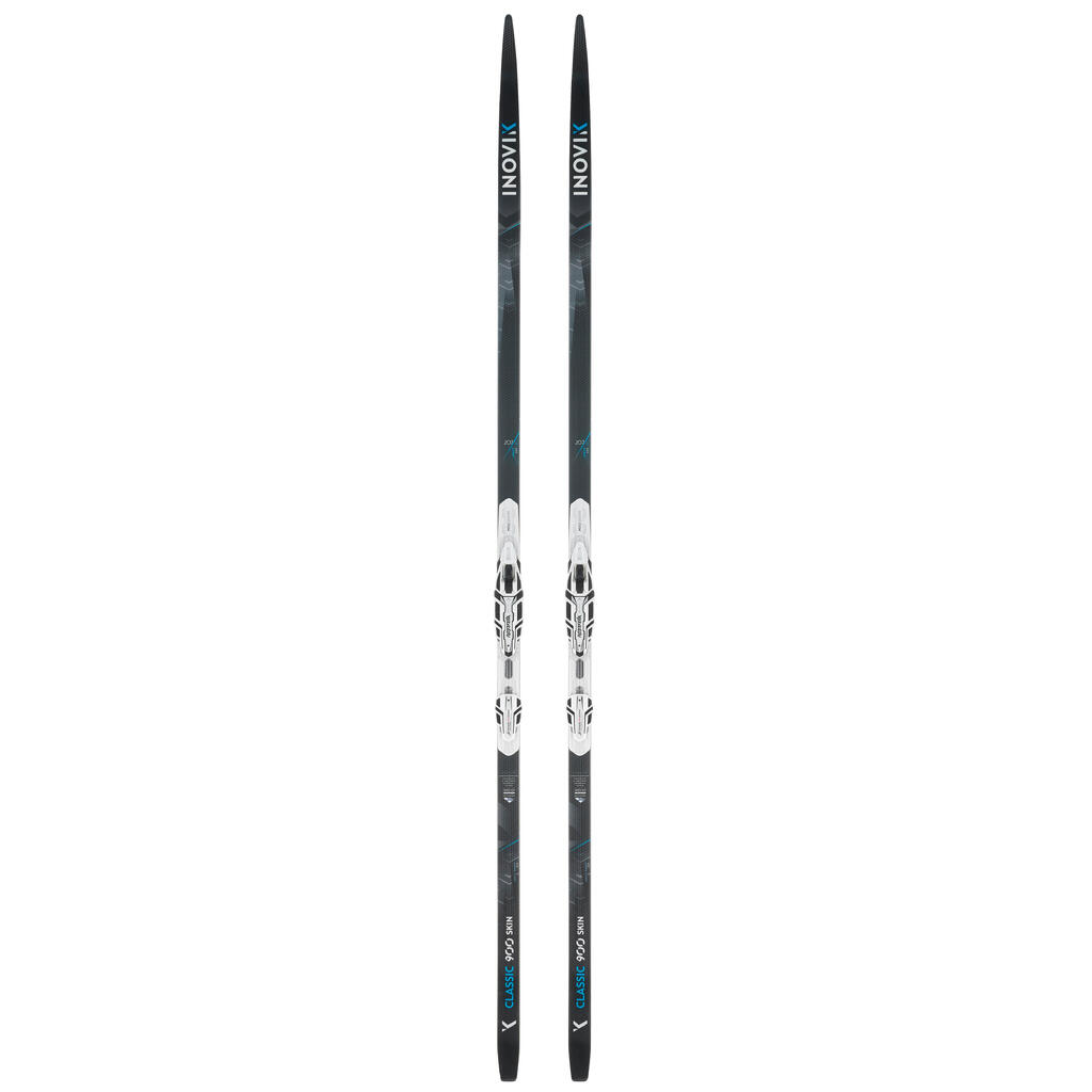 SKIJE ZA KROS-KANTRI SKIJANJE 900 SKIN MEDIUM CAMBER I VEZOVI ROTTEFELLA