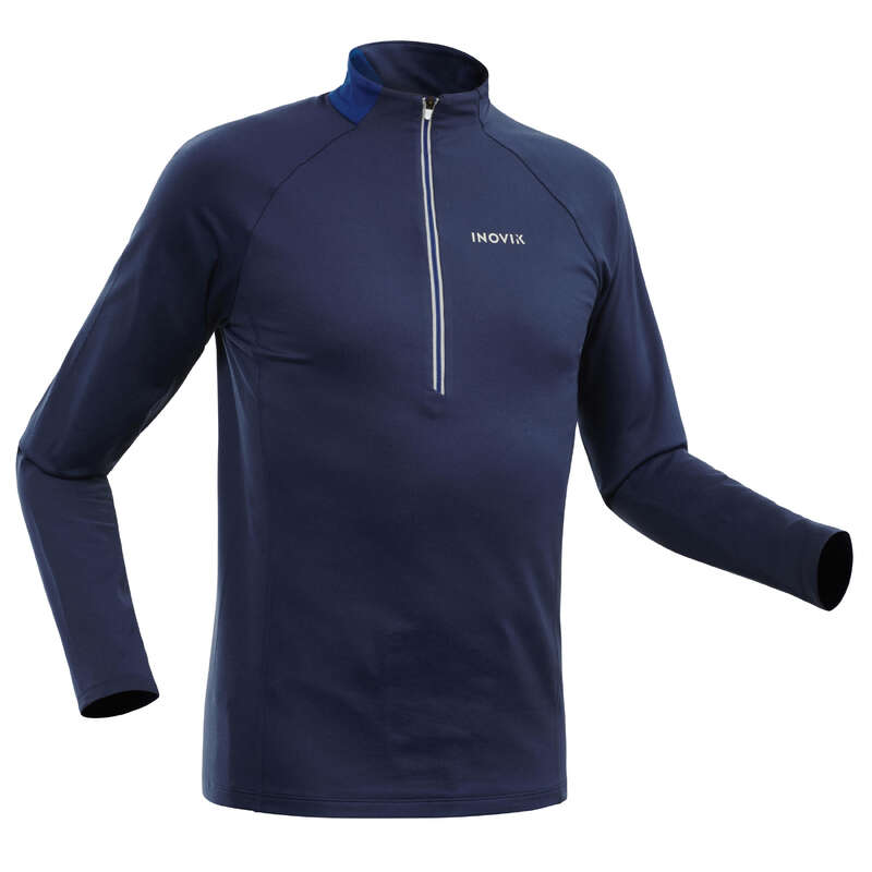 ADULT CROSS COUNTRY CLOTHING Cross-Country Skiing - Men's Warm XC S 100 T-Shirt INOVIK - Cross-Country Skiing