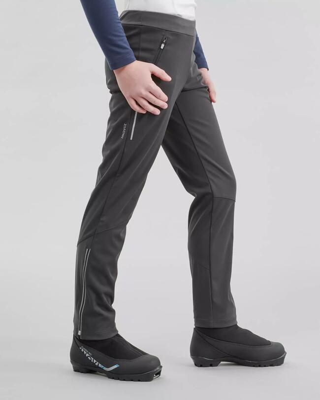 Pantalones de esquí de fondo Niños XC S Pants 500 - Negro