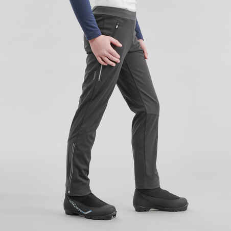 Kids’ Cross-country Ski Trousers XC S Pants 500 - Black