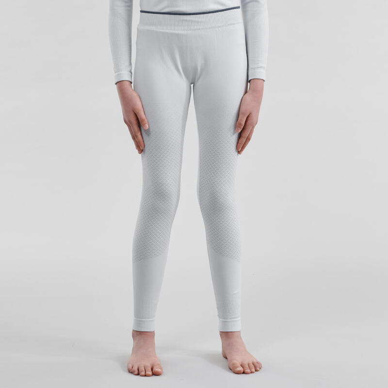 Pantaloni termici sci di fondo bambino XC S UW 500 grigi