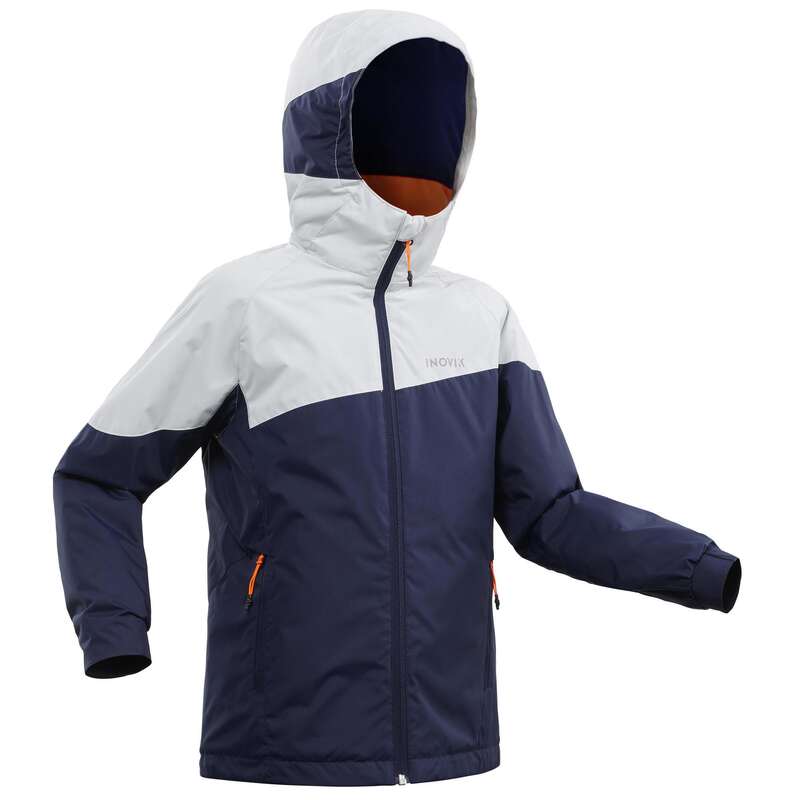 JUNIOR CROSS COUNTRY SKI CLOTHING Cross-Country Skiing - KIDS' JACKET 100 XC S - Blue INOVIK - Cross-Country Skiing
