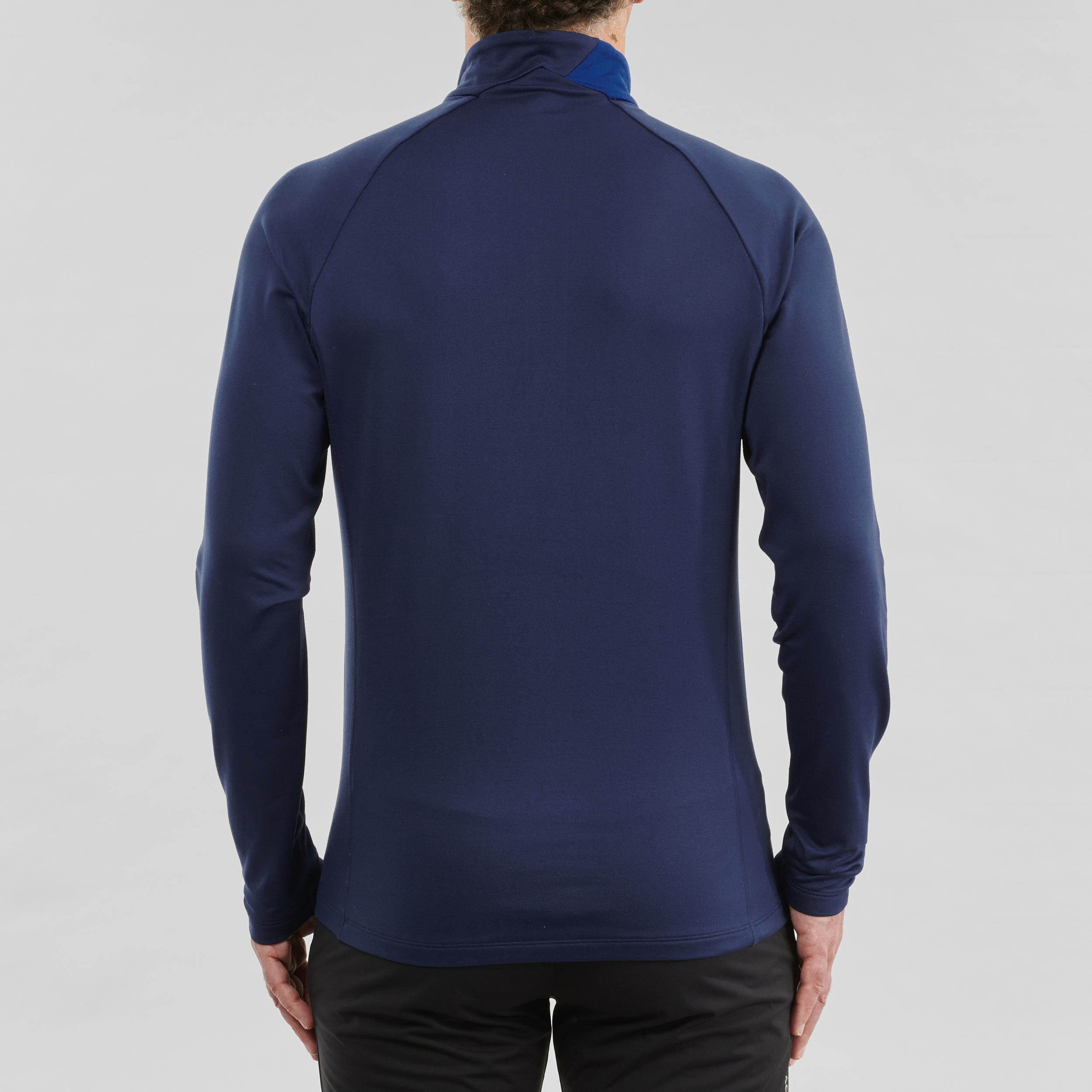 Men's Cross-Country Skiing Warm Long-Sleeved T-Shirt XC S 100 - Blue 6/8