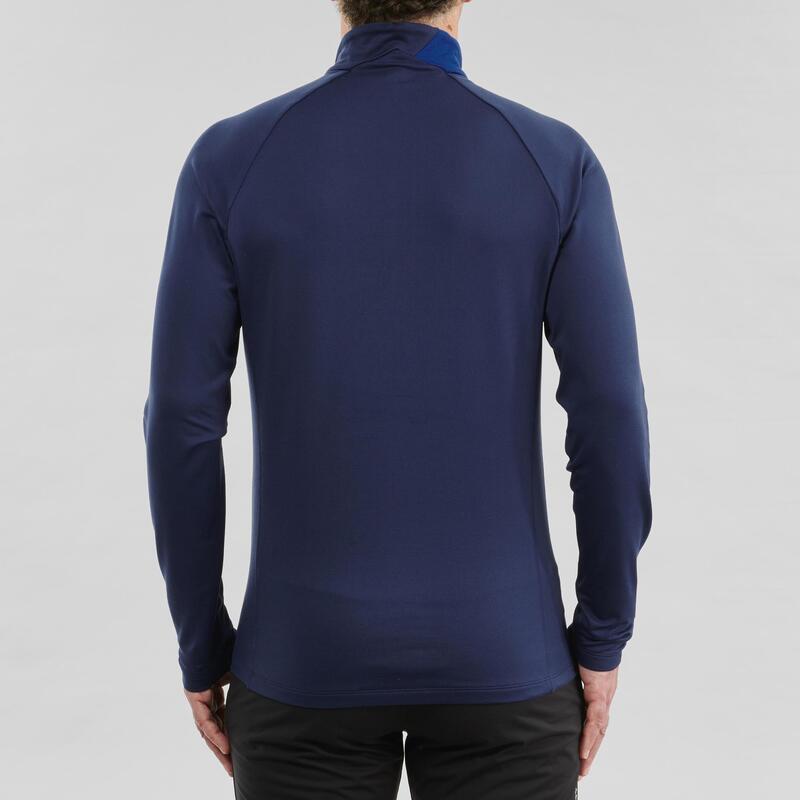 Camiseta cálida de manga larga XC S TS 100 hombre azul 