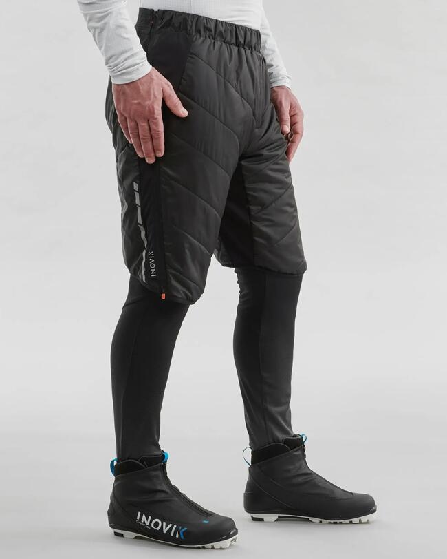 Thermoshort voor langlaufen heren XC S SHORT 500 - zwart