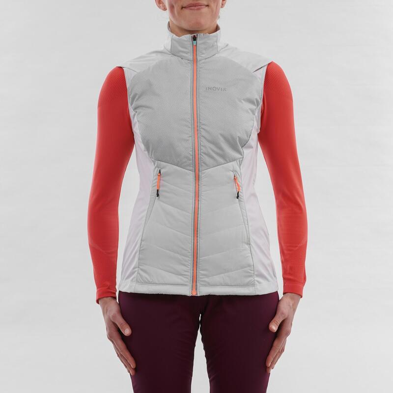 Bodywarmer voor langlaufen dames XC S Vest 500 wit