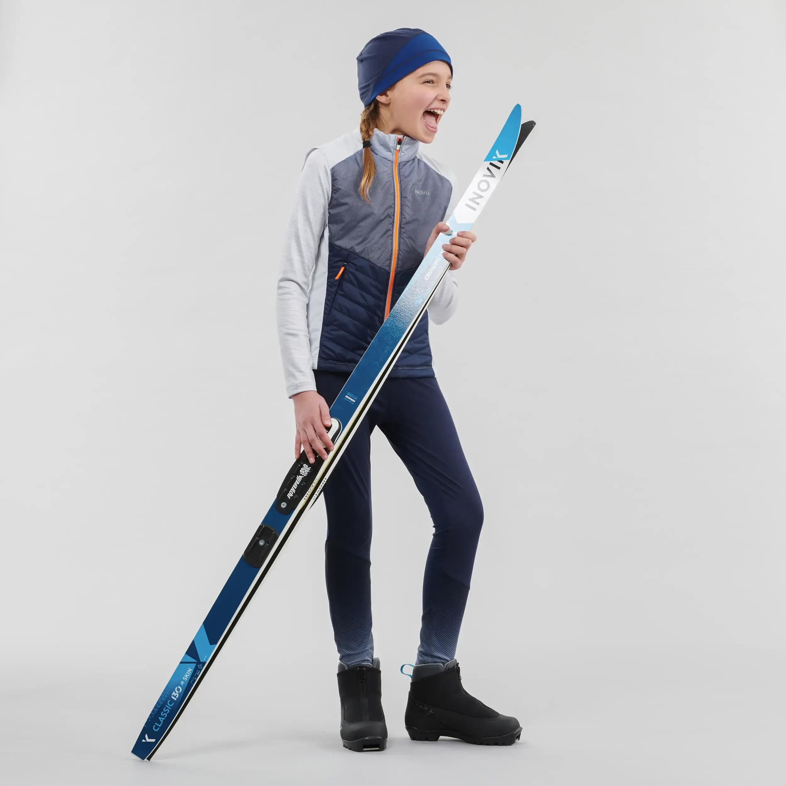 Children's Cross-Country Ski Gilet XC S VEST 500 - Blue 5/17