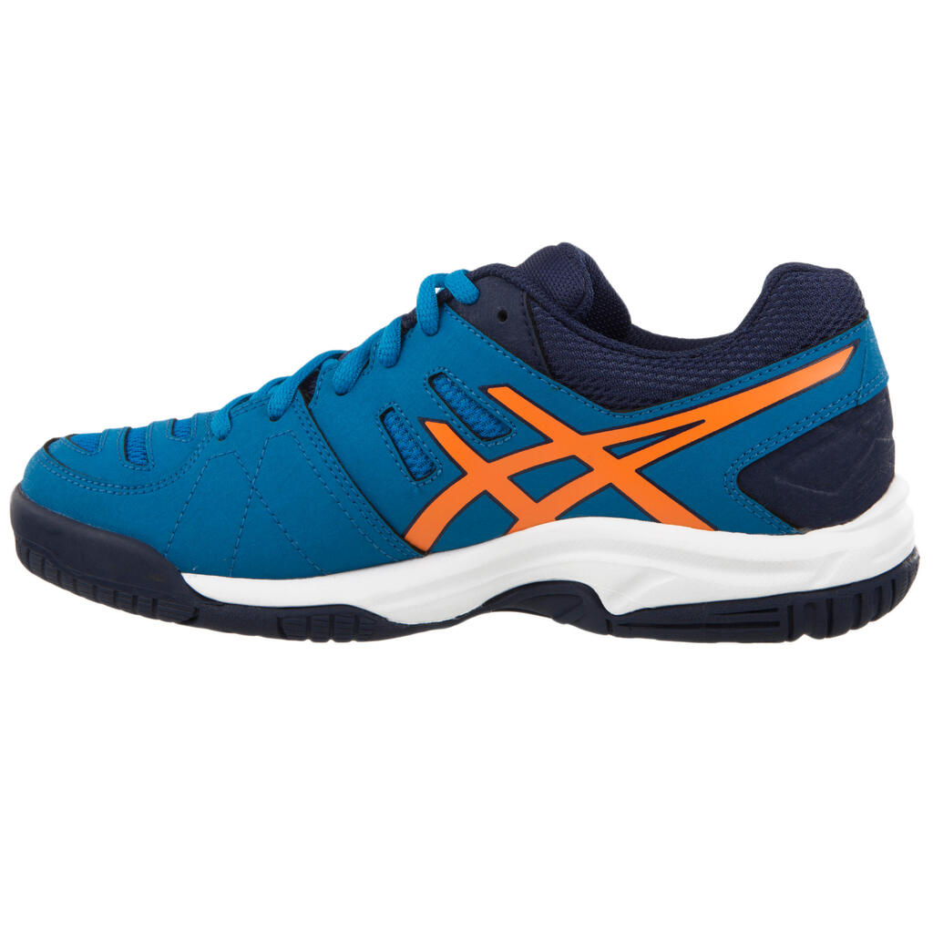 Gel Rally Kids' Tennis Shoes - Blue/Orange