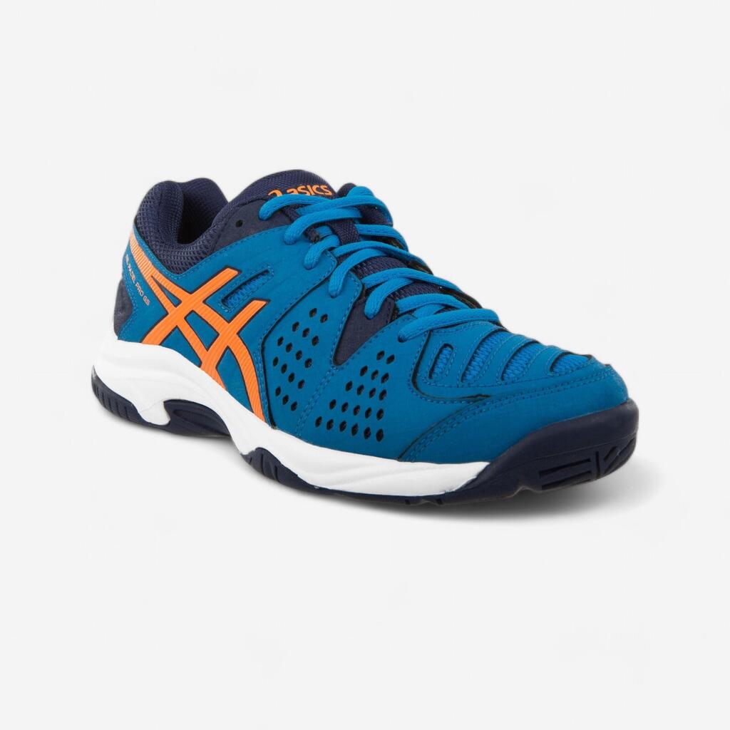 Gel Rally Kids' Tennis Shoes - Blue/Orange