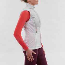 WOMEN’S CROSS-COUNTRY SKIING GILET 500 - WHITE