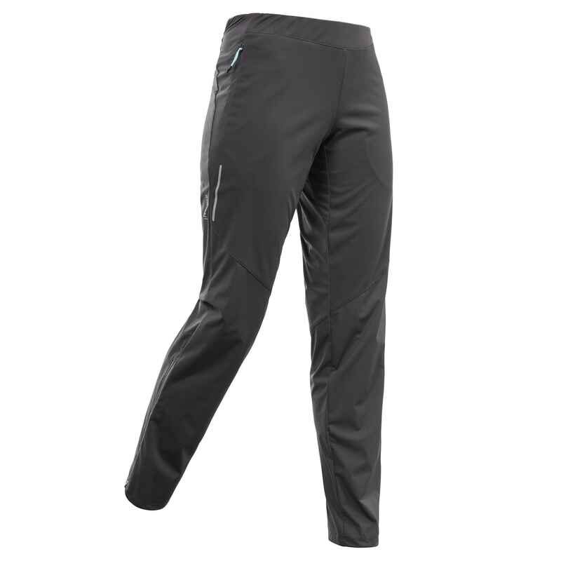 Дамски панталон за ски бягане XC S PANT 500, сив