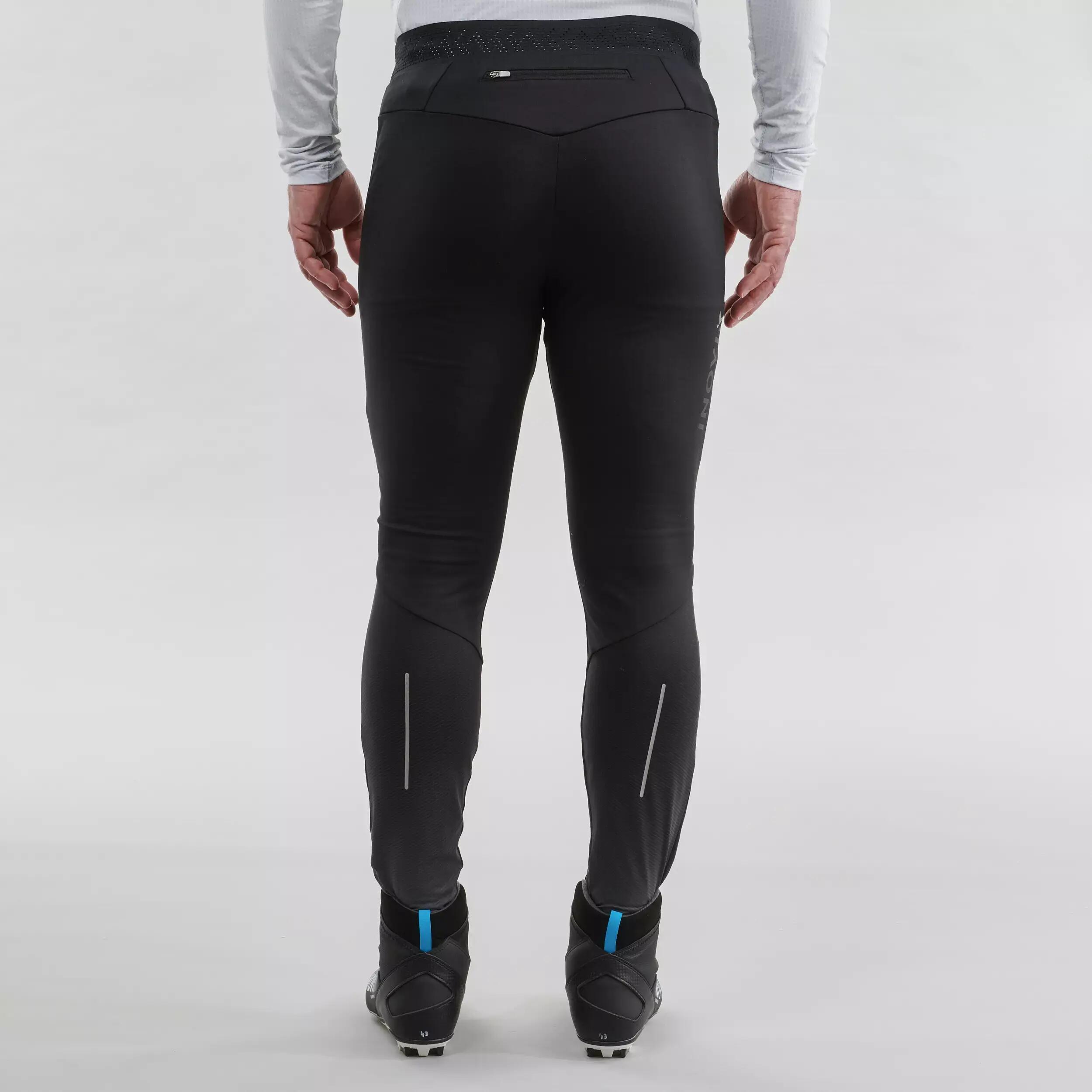 Men's Cross-Country Skiing Tights XC S 500 - Black 4/8