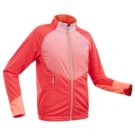 
      Girls' Cross-Country Ski Jacket XC S Jacket 550 - Pink
  