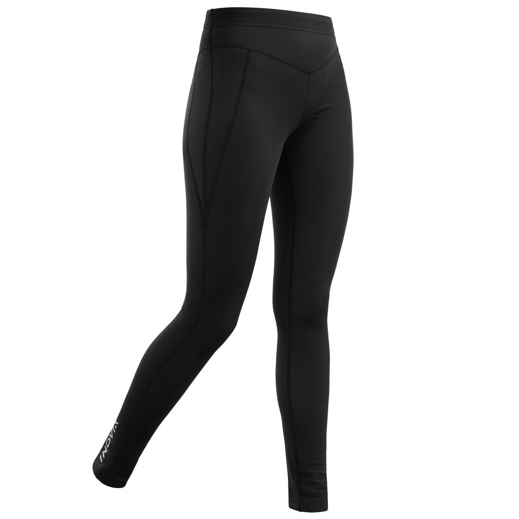 Women's cross-country skiing warm tights xc s 100 - black