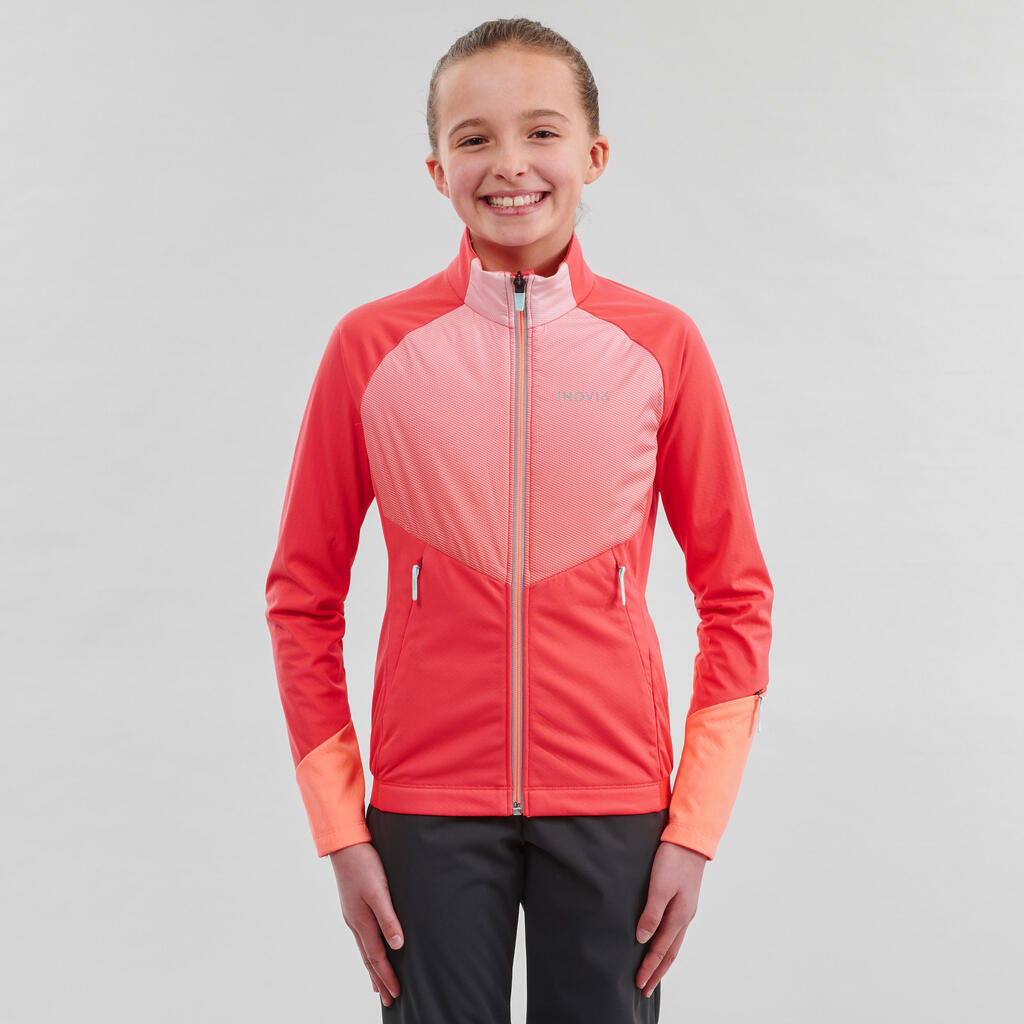 Girls' Cross-Country Ski Jacket XC S Jacket 550 - Pink