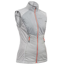 Langlaufbodywarmer voor dames XC S Vest 500 wit