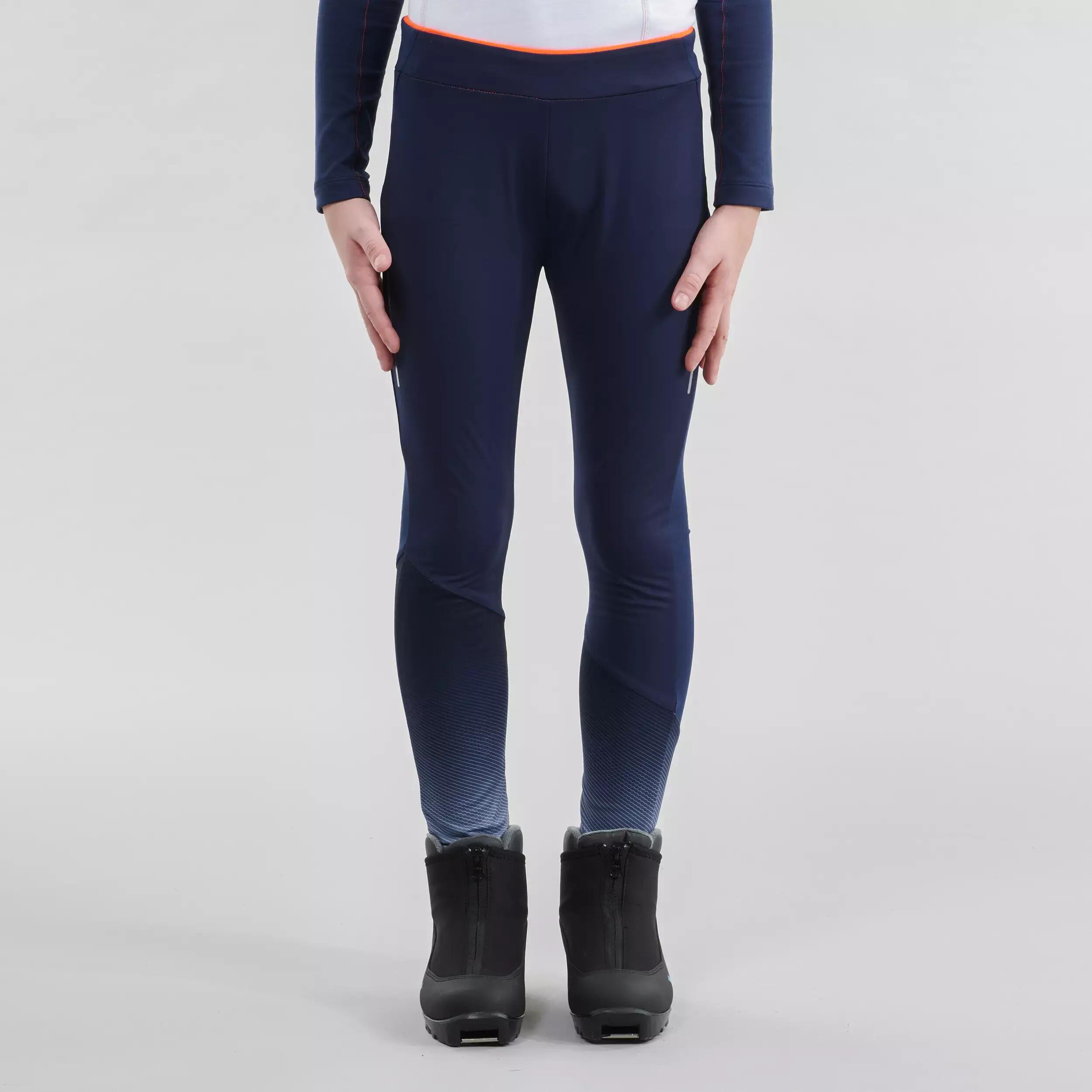 Kids' Cross-Country Ski Tights XC S TIGHT 500 - Blue 3/11