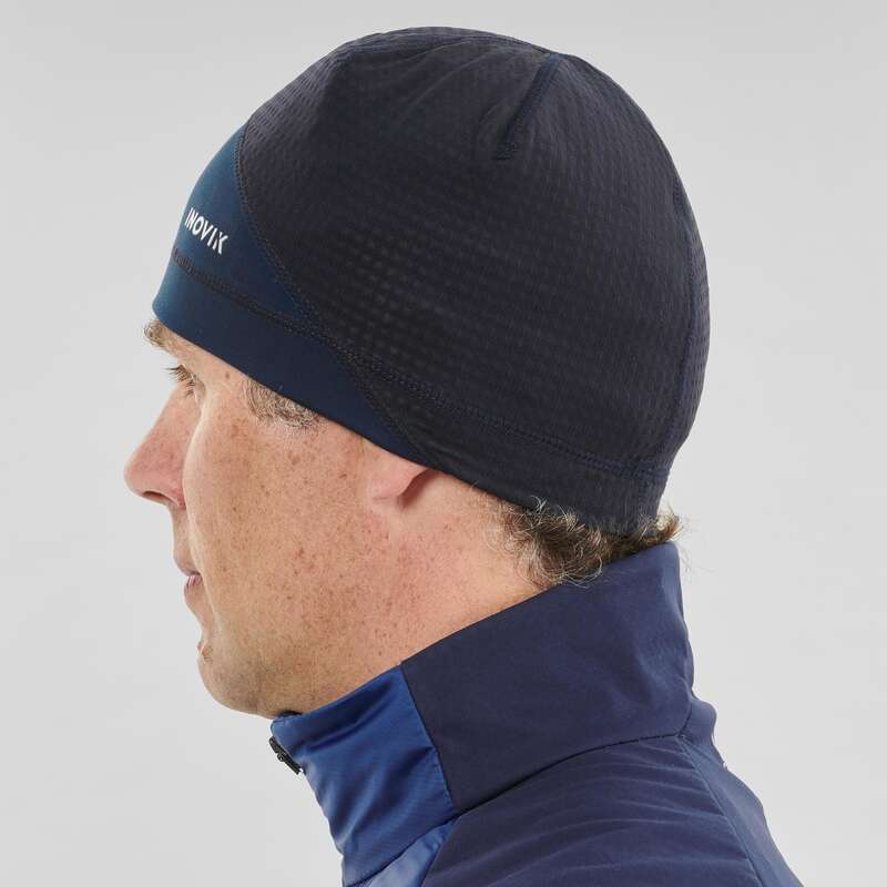 ADULT CROSS COUNTRY CLOTHING Cross-Country Skiing - XC S Beanie 500 - Blue INOVIK - Cross-Country Skiing