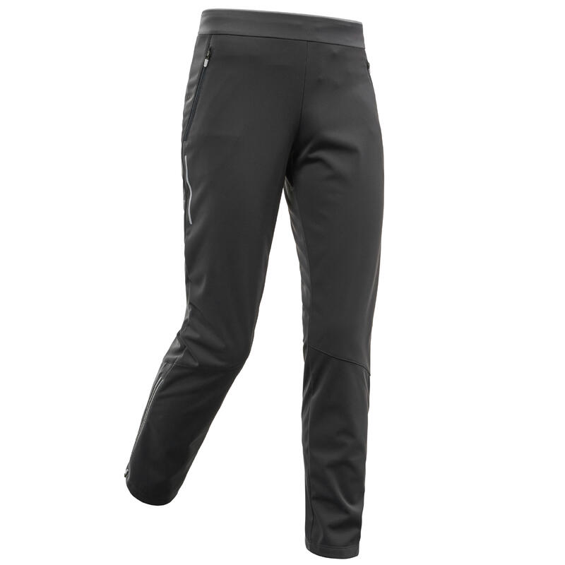 Pantalón de esquí de fondo negro XC S PANT 500 NIÑOS 