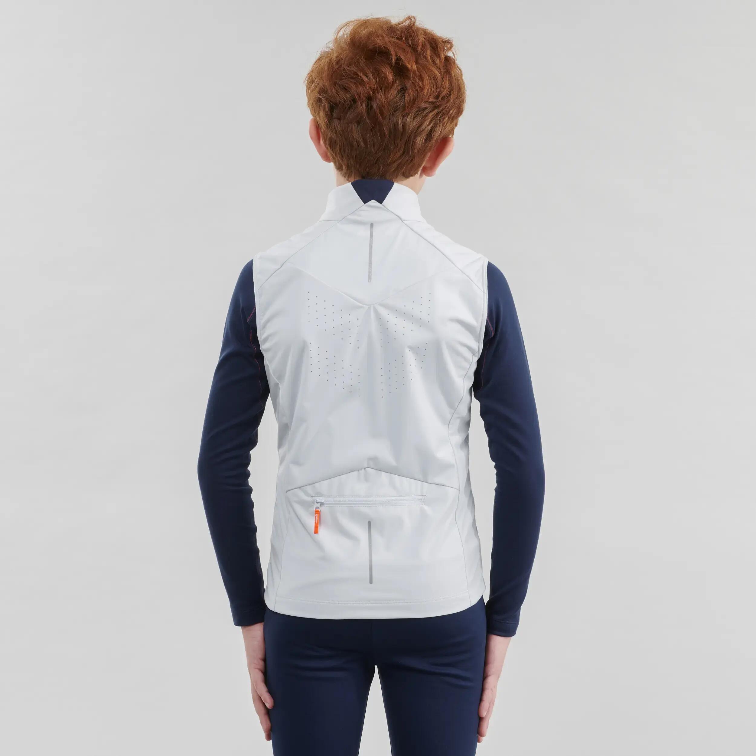 Children's Cross-Country Ski Gilet XC S VEST 500 - Blue 9/17