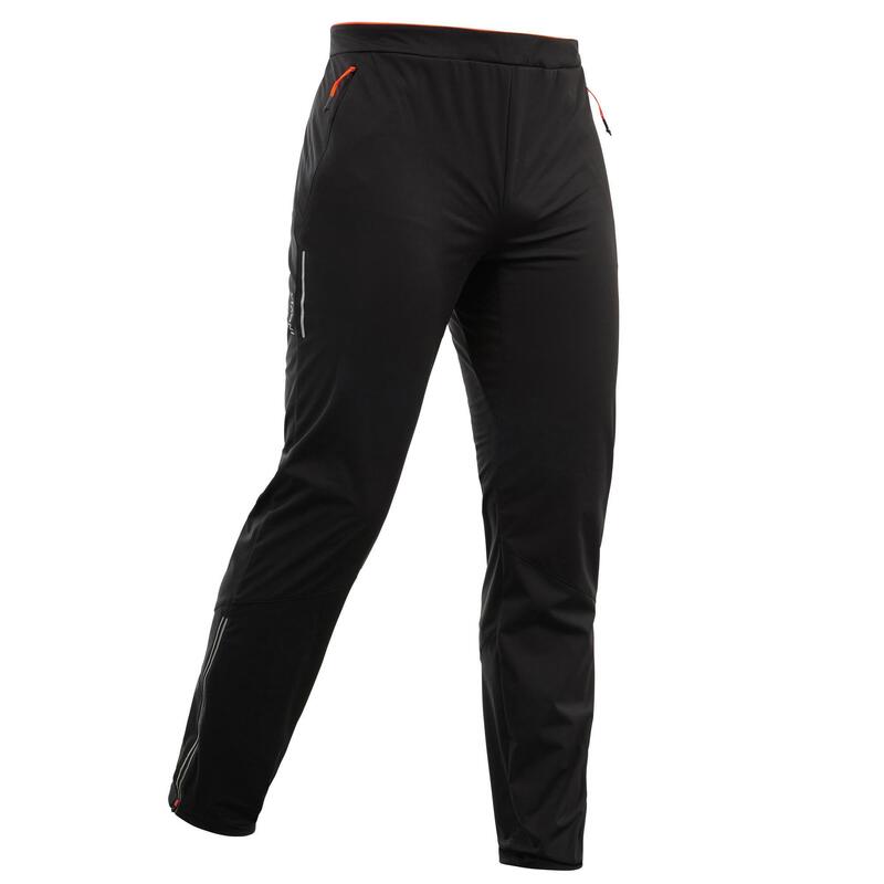 Pantaloni schi fond antivânt PANT 500 negru, bărbați