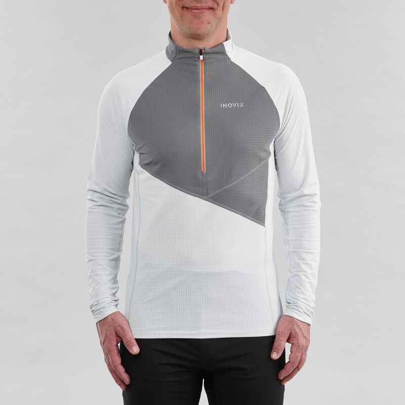 Langlaufshirt langarm XC S 500 TS Herren weiss Langlaufshirt langarm XC S 500 TS Herren weiss