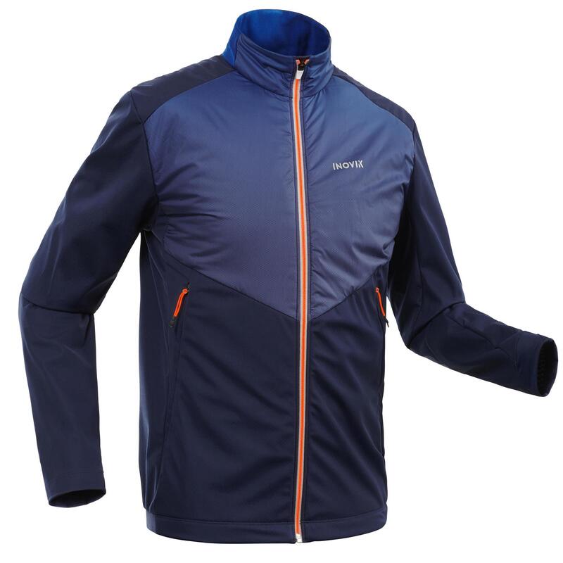 Veste de ski de fond bleu XC S JACKET 550 HOMME
