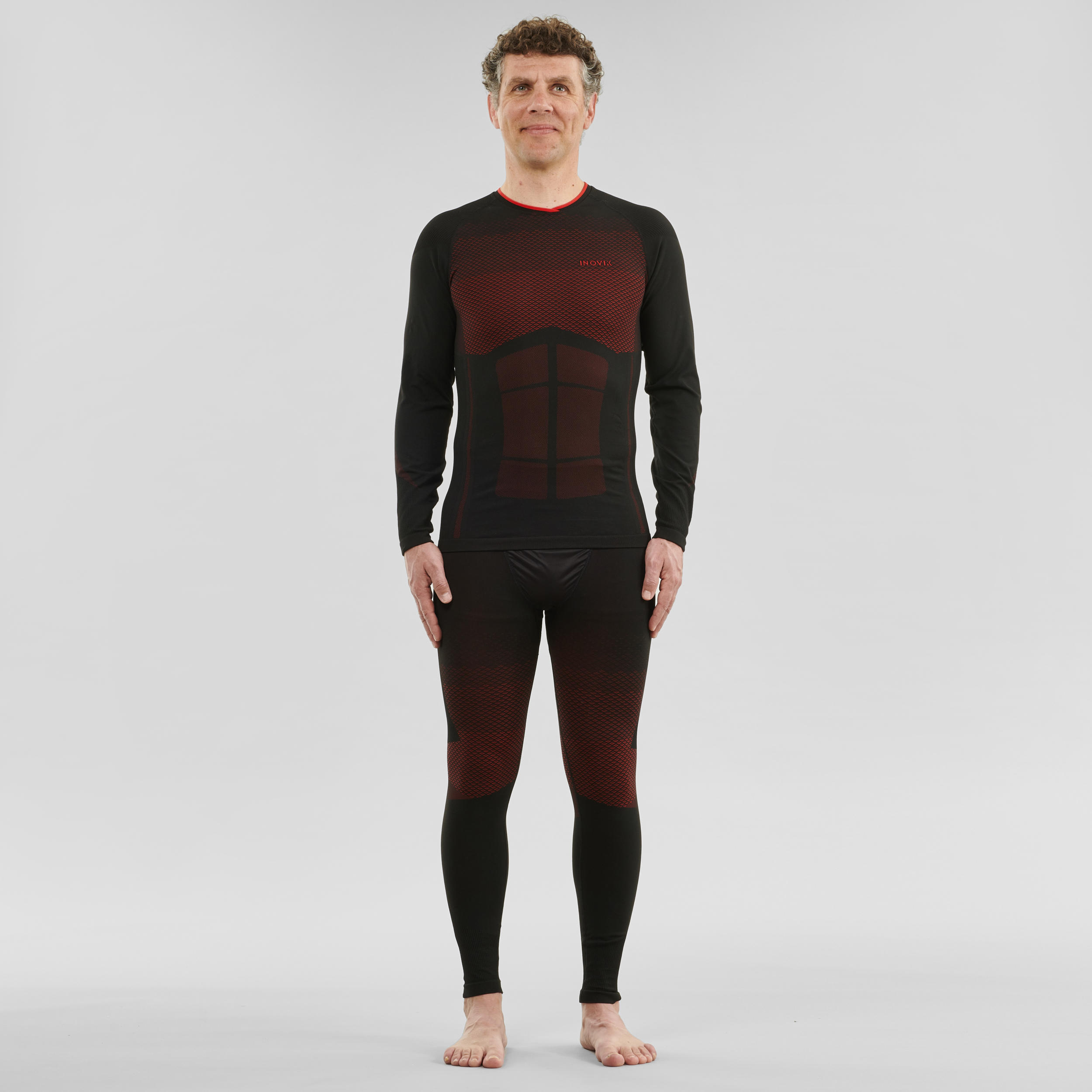 SOUS VETEMENT DE SKI DE FOND THERMIQUE 900 HOMME NOIR INOVIK Decathlon