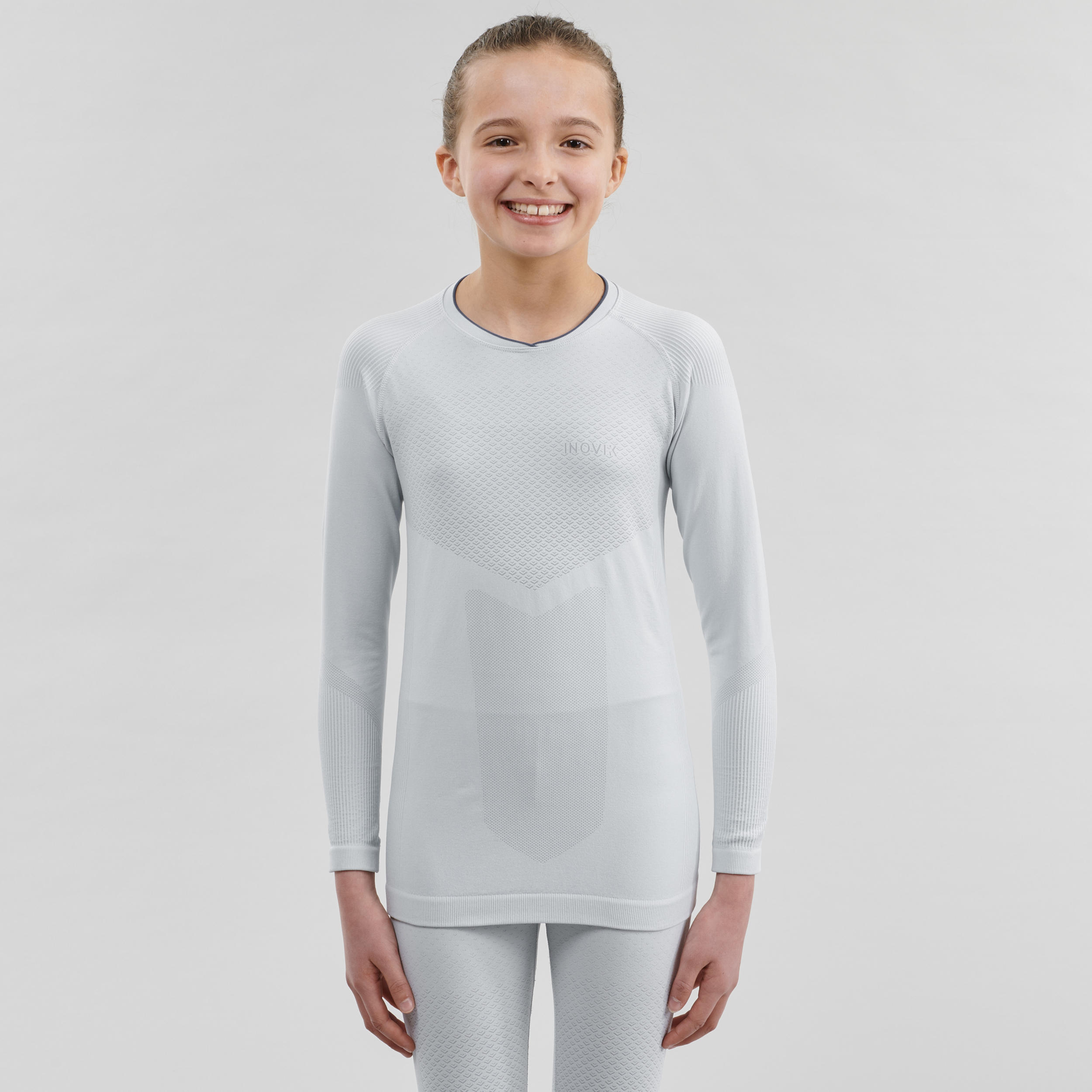 Camiseta cuello 2025 alto niña decathlon