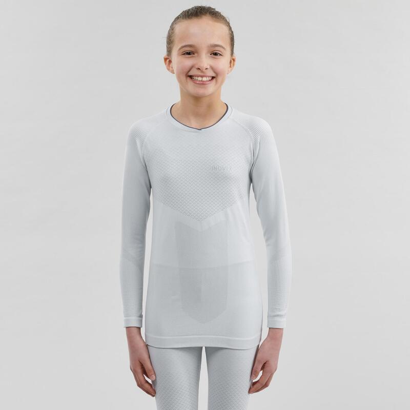 Camiseta térmica interior de esquí y nieve Niños 6-14 años Inovik XC S UW 500