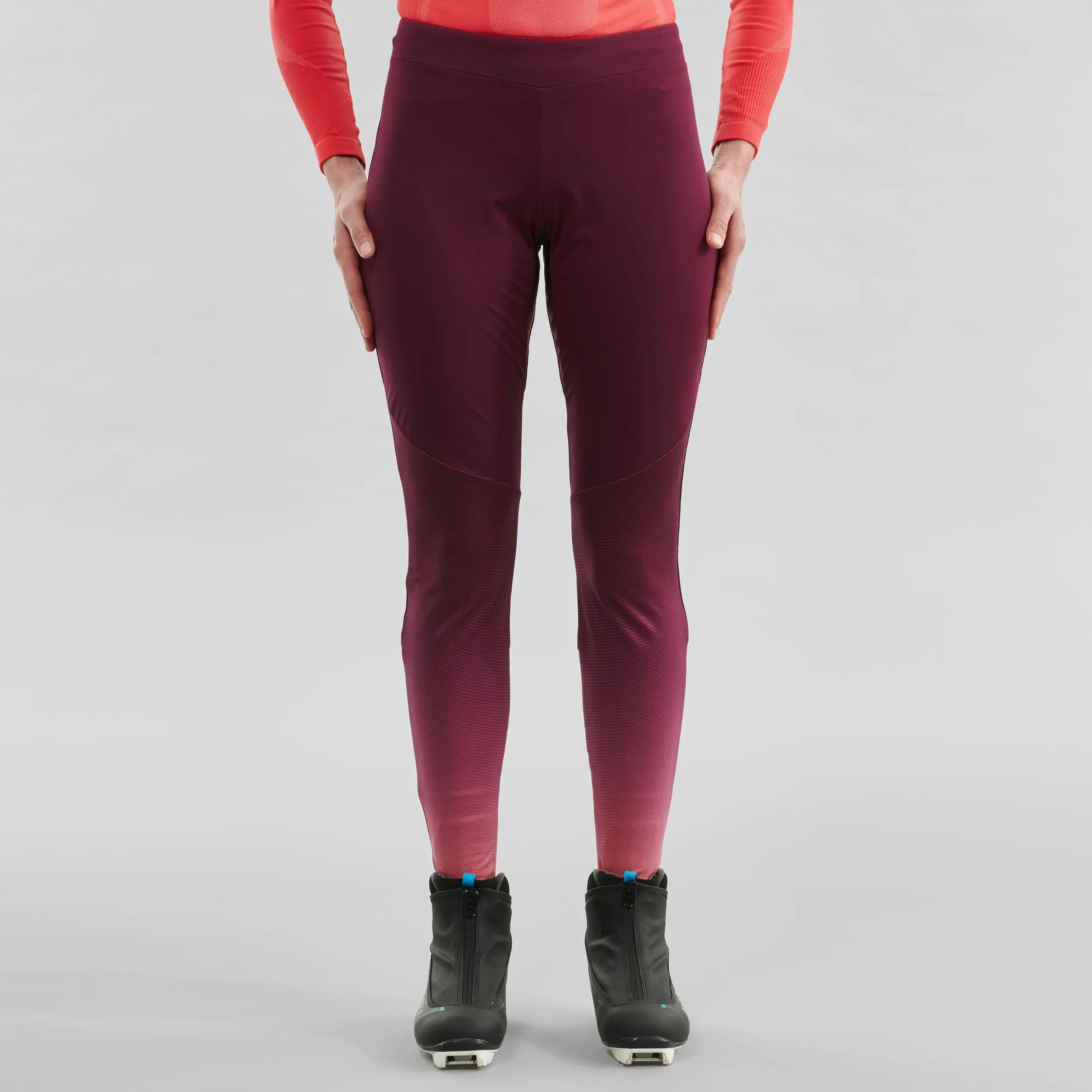 Women's Cross-Country Skiing Tights XC S 500 - Purple 2/13