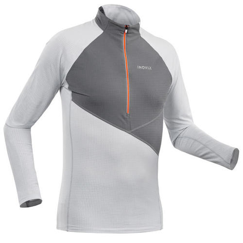 T-shirt ski de fond manches longues léger 1/2 zip Homme XC S LIGHT 500 - Blanc