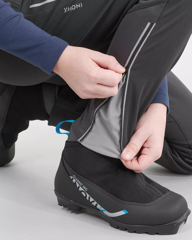 Pantalones de esquí de fondo Niños XC S Pants 500 - Negro