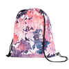 Schuhtasche Fitness faltbar Blumenprint