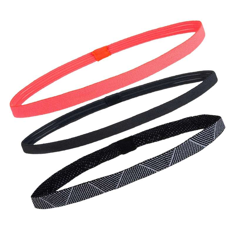 CZAPKI, CZAPKI Z DASZKIEM FITNESS CARDIO Fitness - Opaska x3 DOMYOS - Fitness