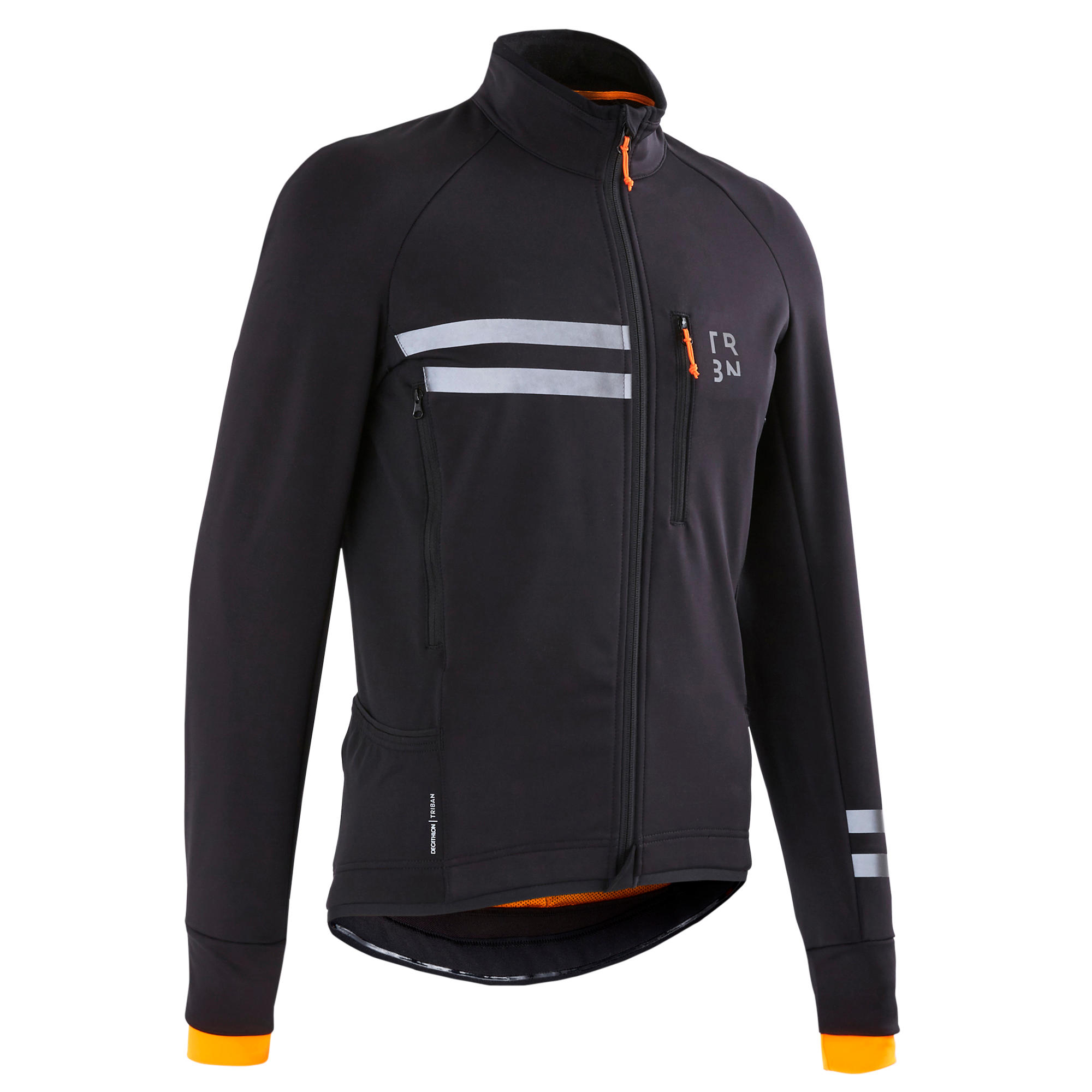 Jachetă ciclism RC 500 Negru