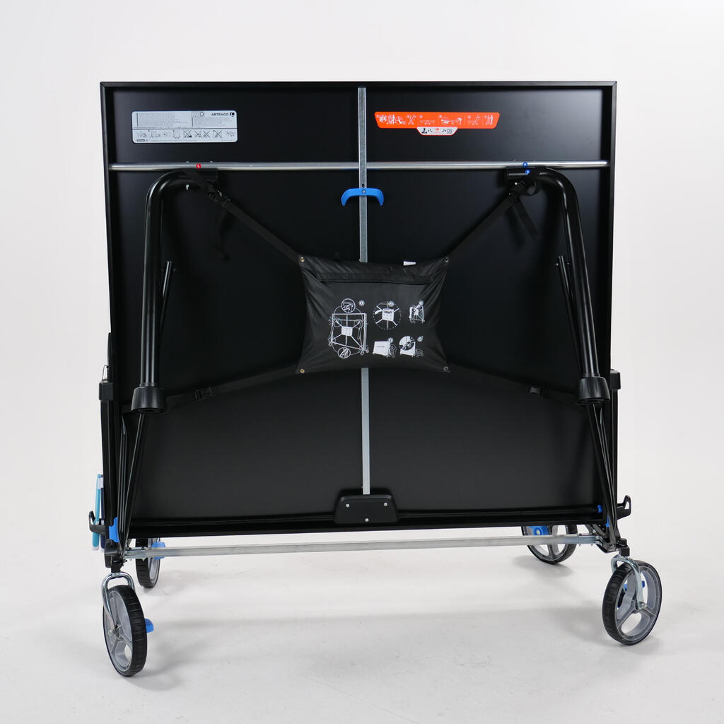 Housse noire de table de ping pong pour table repliée