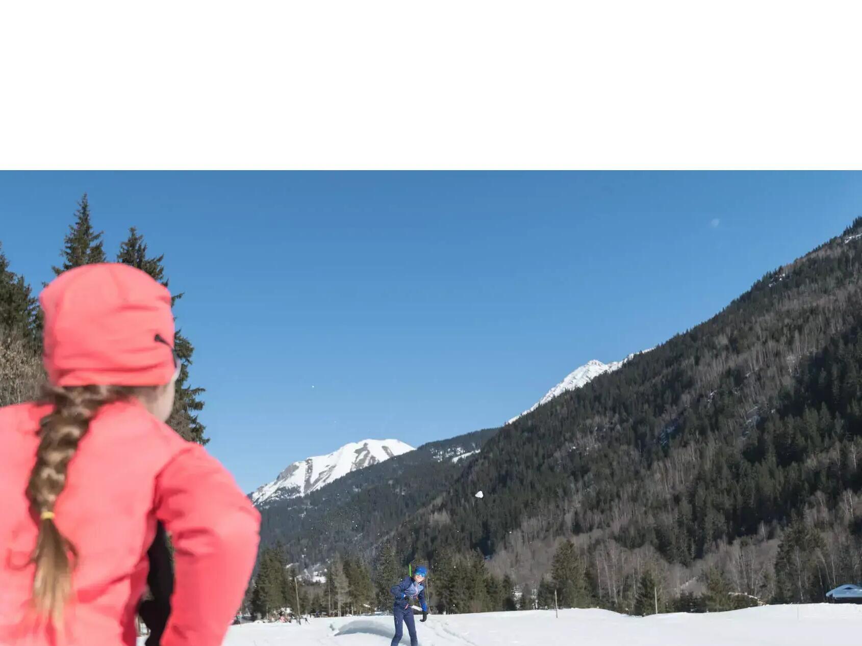 atividades ski de fundo crianças