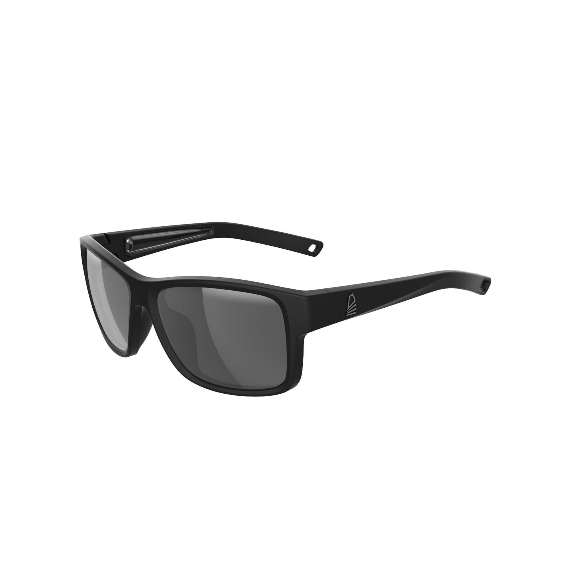 TRIBORD Sonnenbrille Segeln Damen/Herren schwimmfähig polarisierend 100 Grösse M schwarz EINHEITSGRÖSSE